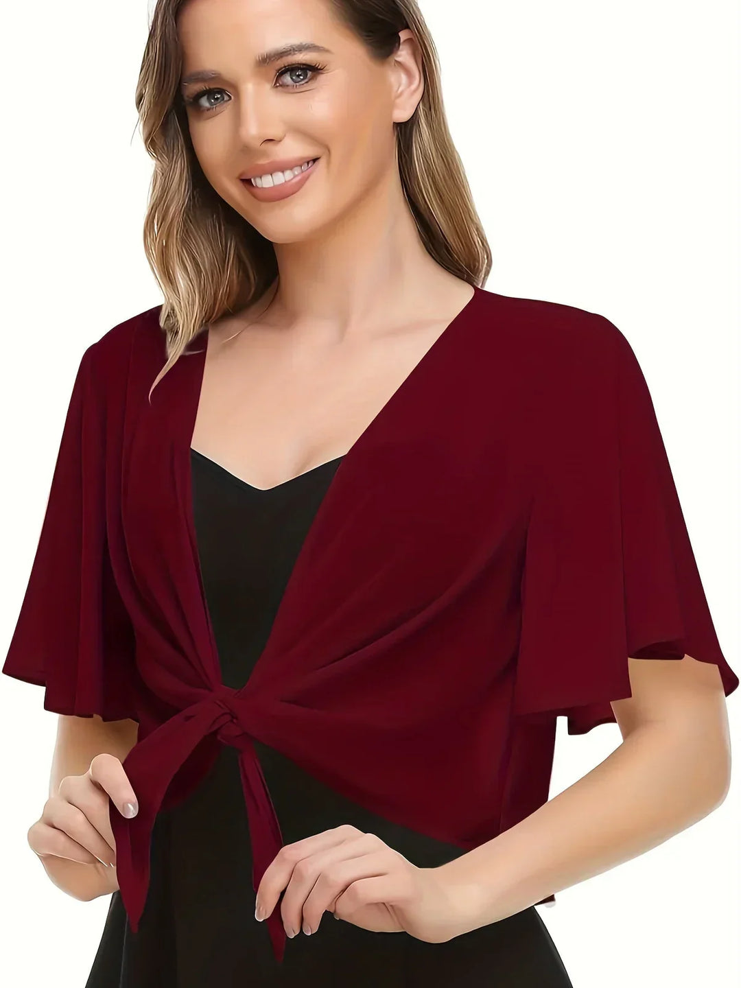 Thilde | Elegant Og Stilfuld Omslagsbluse