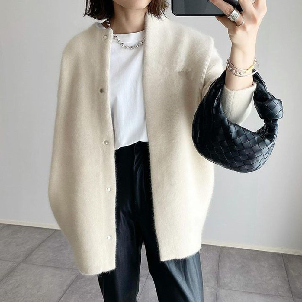 Julia | Blød Knaplukket Cardigan
