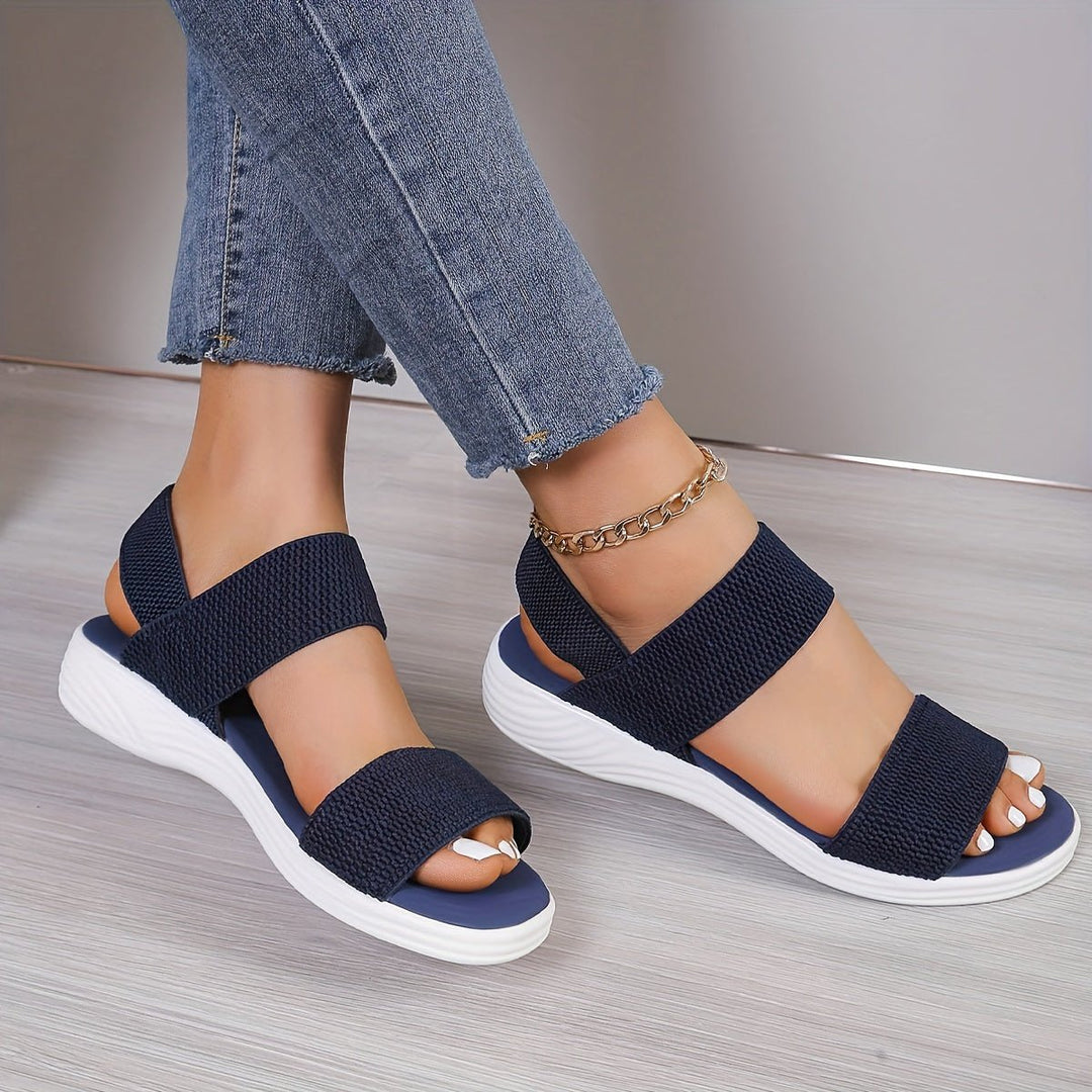 Emma | Cross-Strap Sandaler Polstrede Komfort Hverdags
