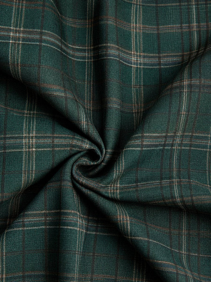 Liv | Dame Ternet Flannel Maxi Formal Dress Skjortekjole