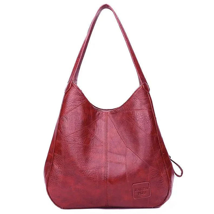 Nora | Dame Vintage Rummelig Skulderveske Blødt Læder Hobo-taske