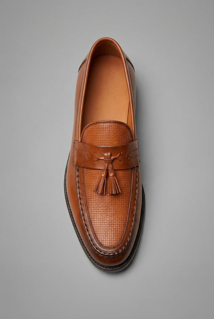 Oliver | Herre Klassisk Flettede Kvast Slip-On Loafers