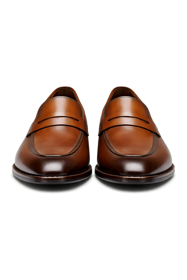 Magnus | Herre Slip-On Penny Loafers Klassisk Formelt Læderlook
