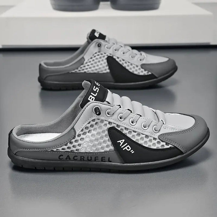 Lucas | Herres Åbenhæl Snøre-Sneaker Sandal til Daglig Komfort