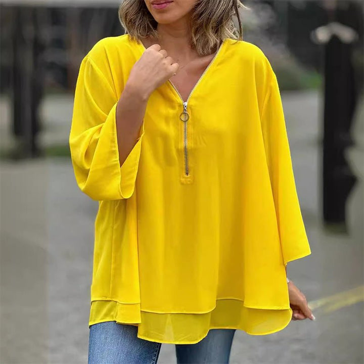 Susie | Stilfuld Løs Bluse
