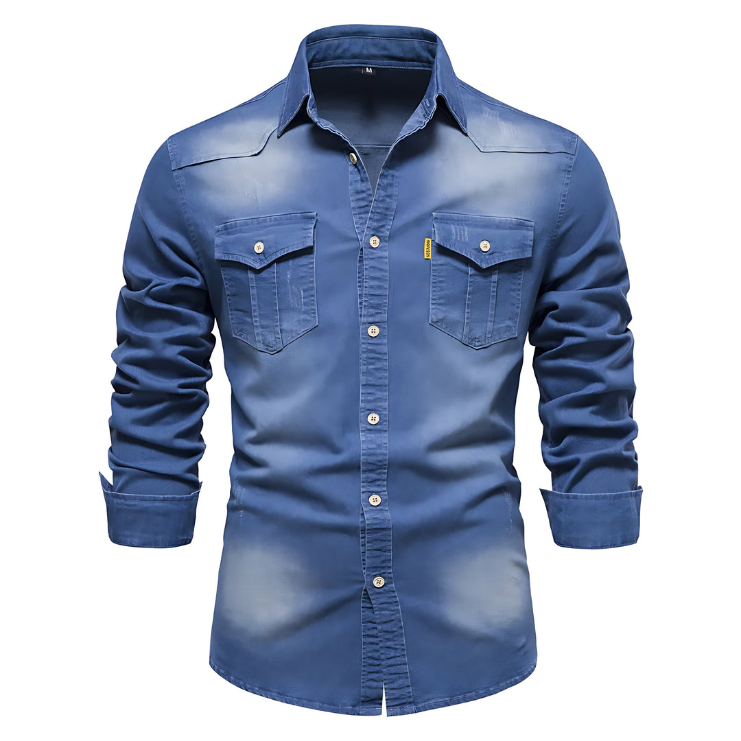 Egon | Stilfuld og Casual Denimskjorte
